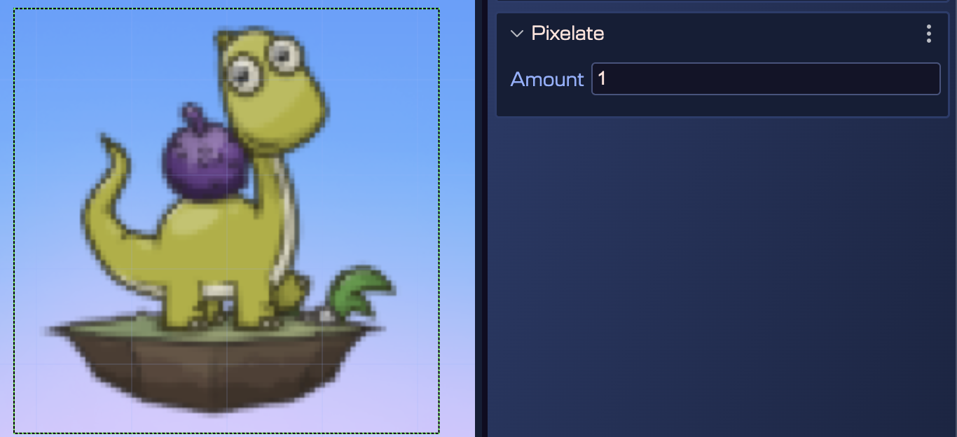 Pixelate effect
