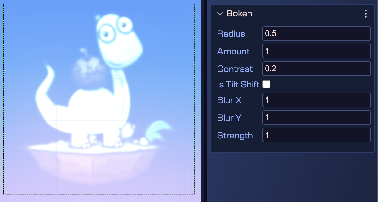Bokeh filter