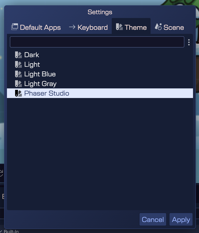 Color themes