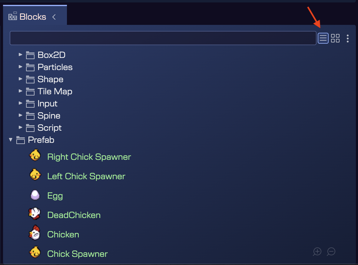 list icon