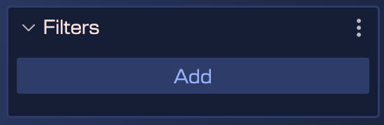 Filters section
