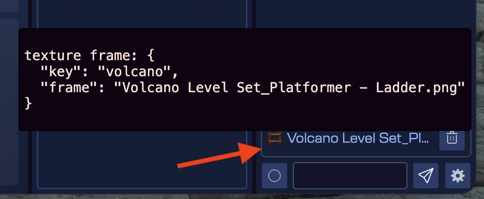 Attachment tooltip