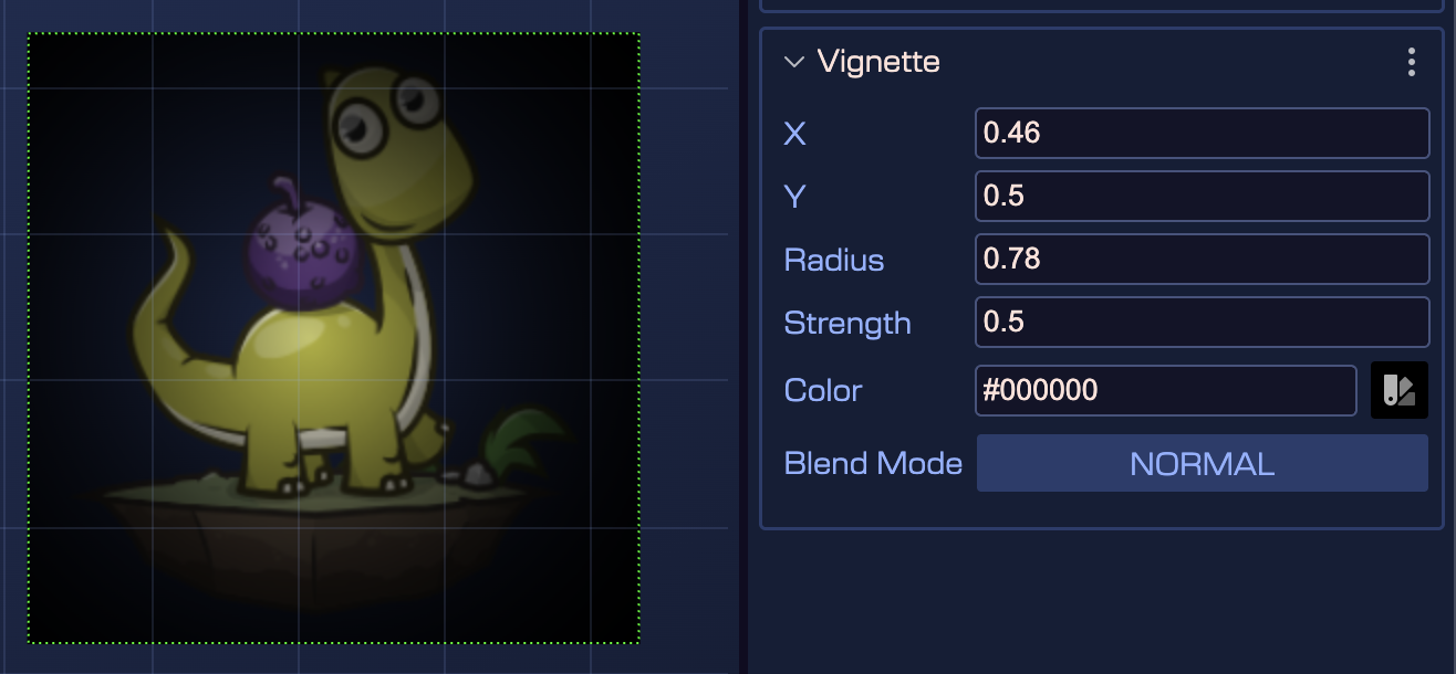 Vignette filter