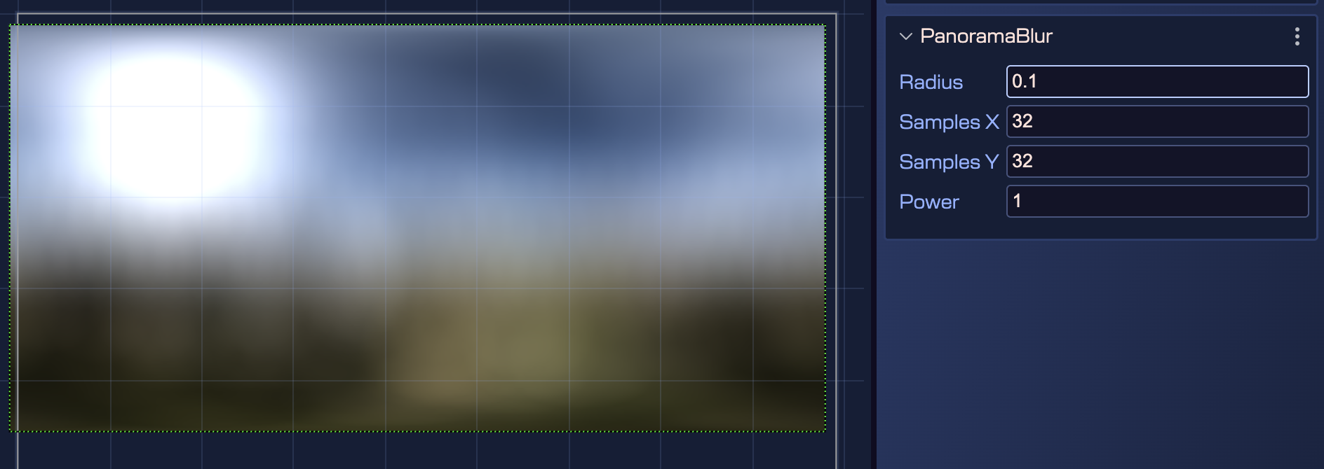 Panorama Blur