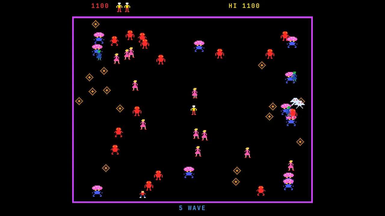Actor movement chips: a screenshot of its demo