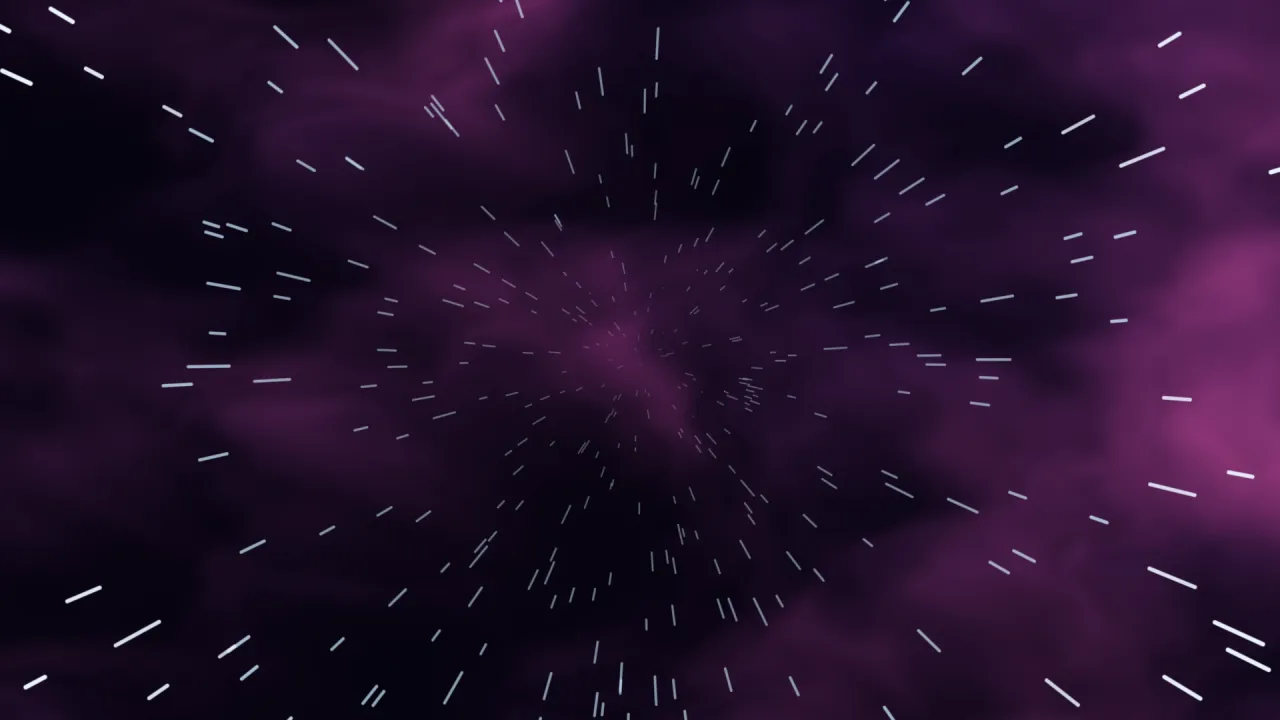 Nebula clouds: a screenshot of its demo