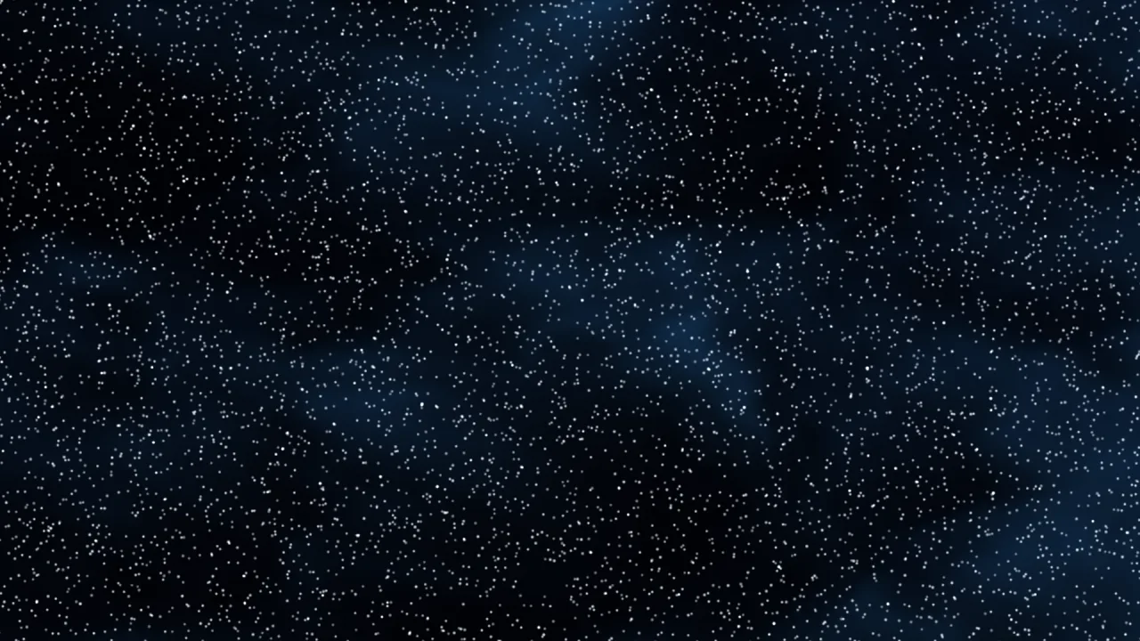 Parallax starfield: a screenshot of its demo