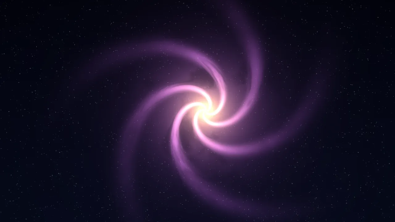 Shader backdrops: a screenshot of its demo