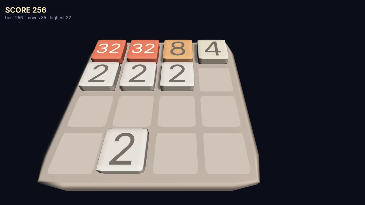 Board layout: a screenshot of its demo