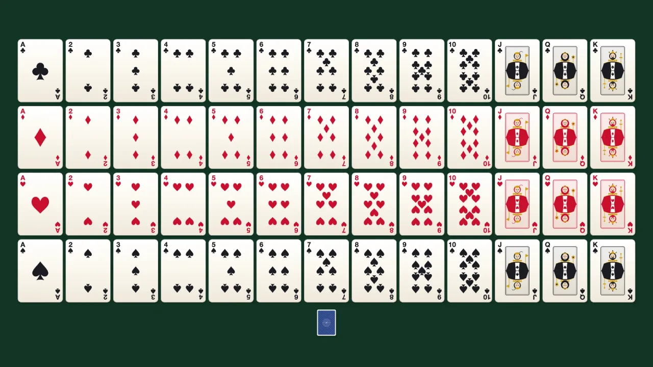 Card faces: a screenshot of its demo