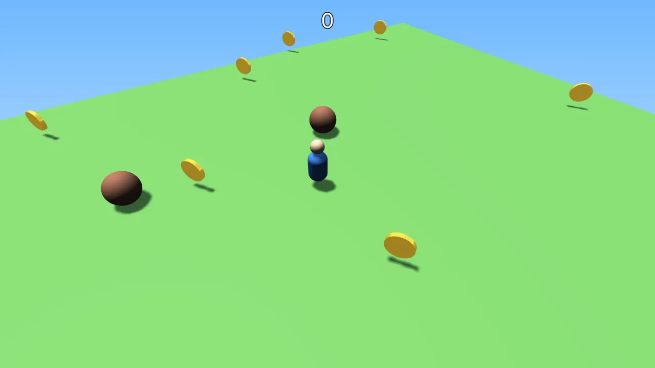 3D tag collision rules: a screenshot of its demo
