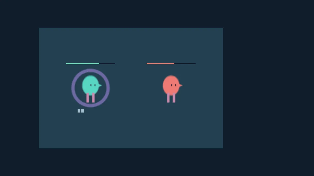 Combat Rules: a screenshot of its demo