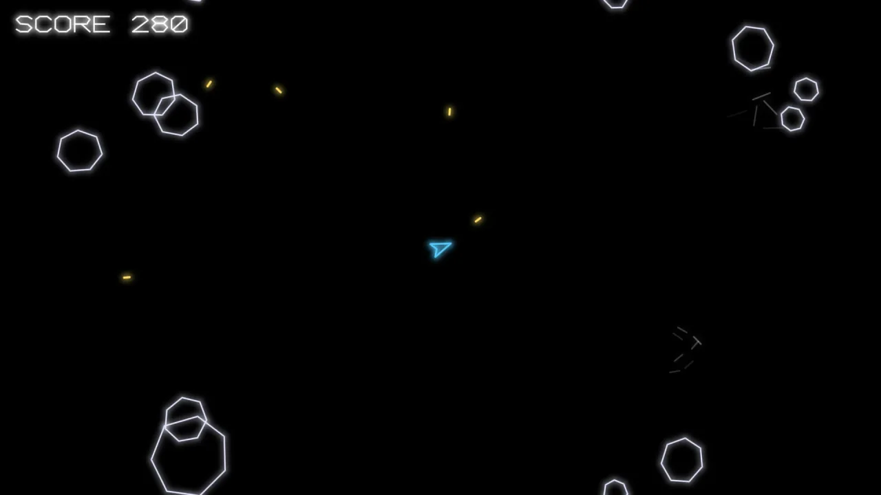 Vector core: a screenshot of its demo