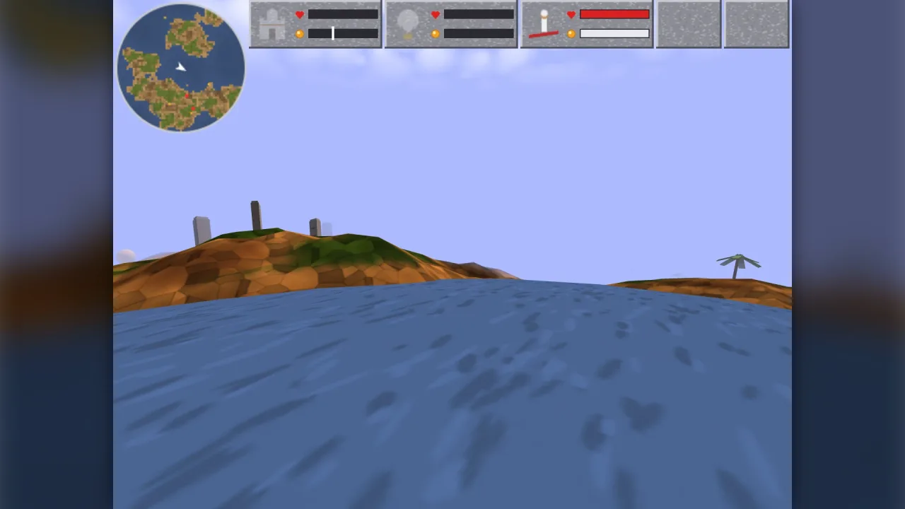 Cruise flight: a screenshot of its demo
