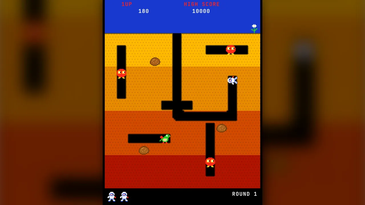 Excavation: a screenshot of its demo