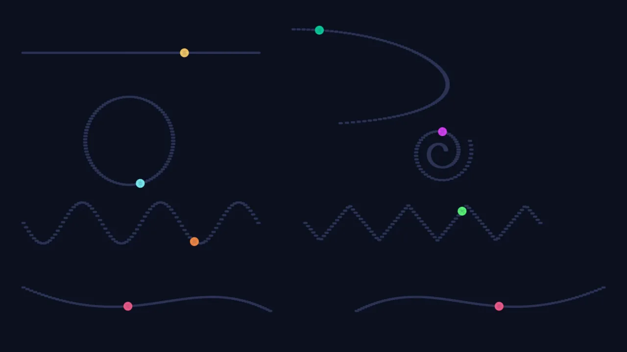 Geometry: a screenshot of its demo