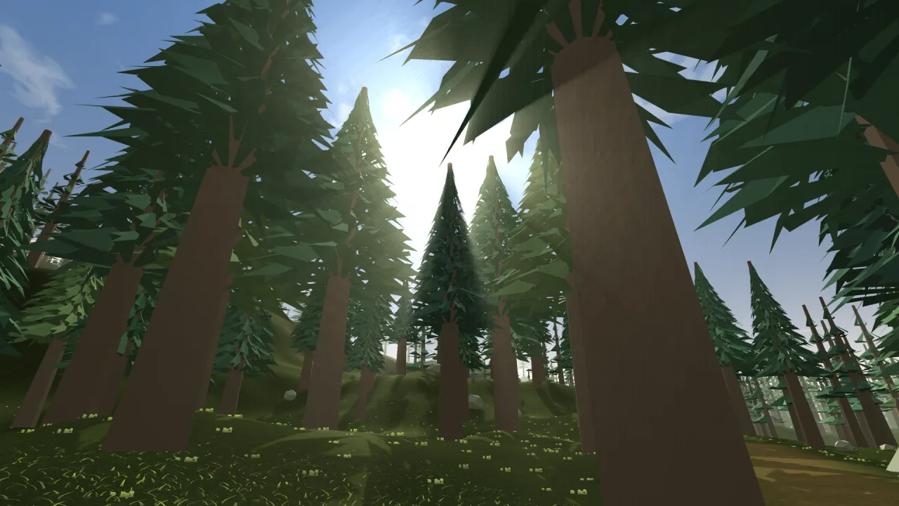 God Rays: a screenshot of its demo