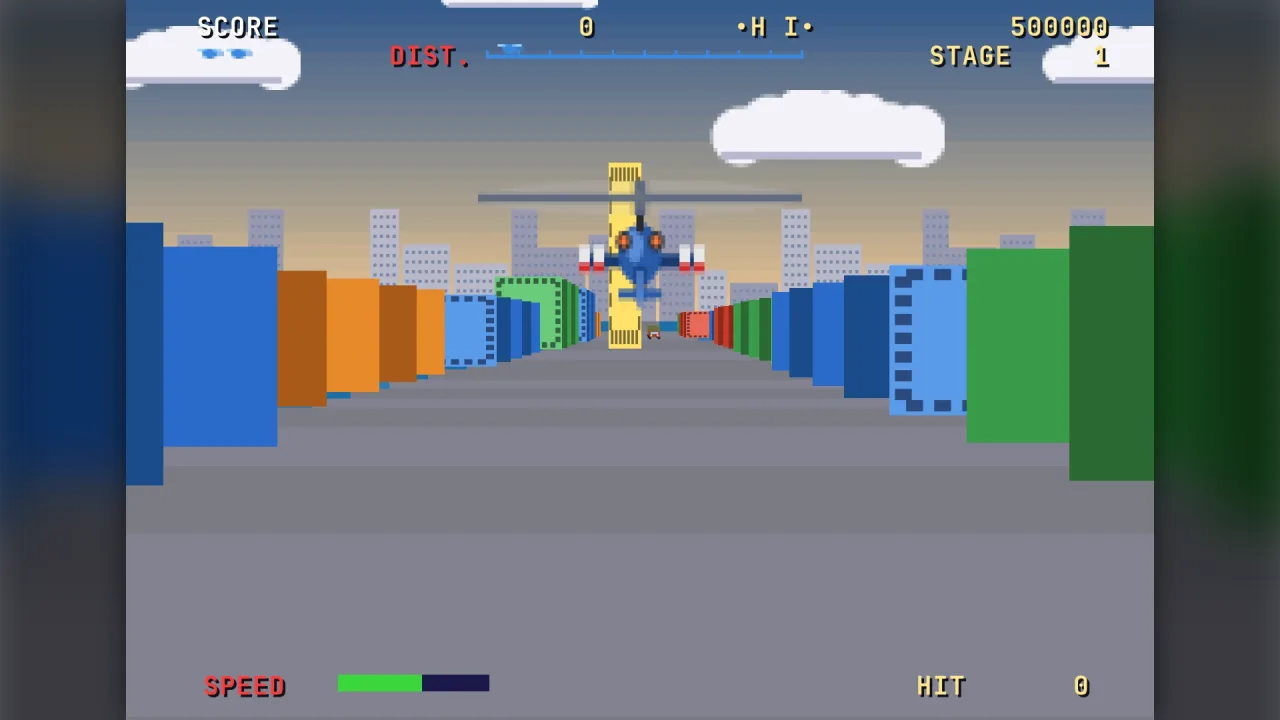 Helicopter assault: a screenshot of its demo