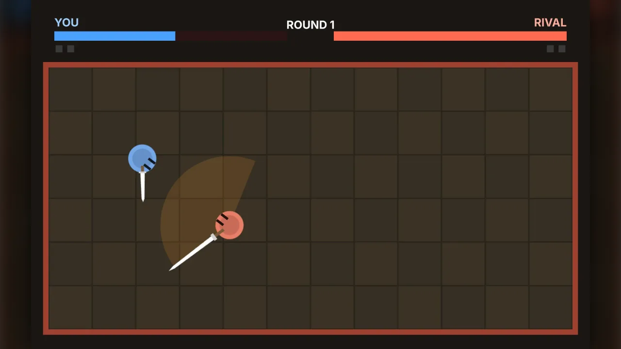Melee Combat: a screenshot of its demo