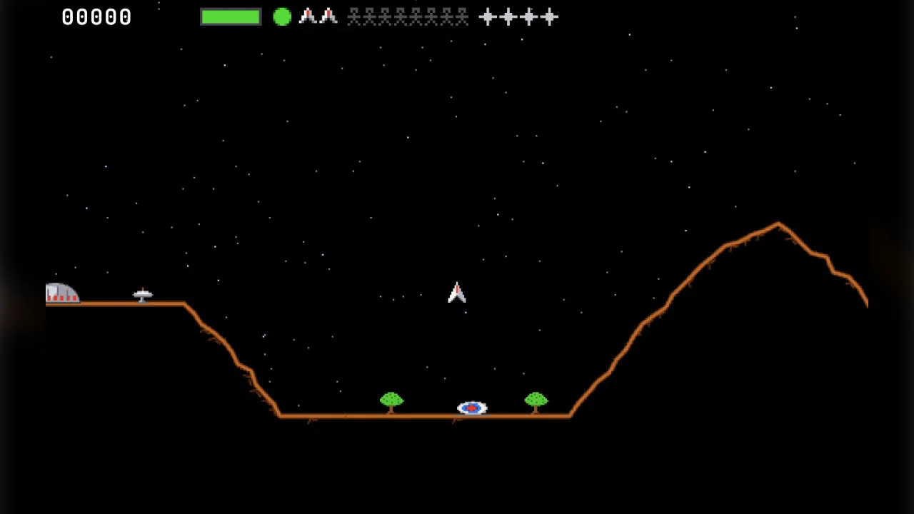 Planet rescue missions: a screenshot of its demo
