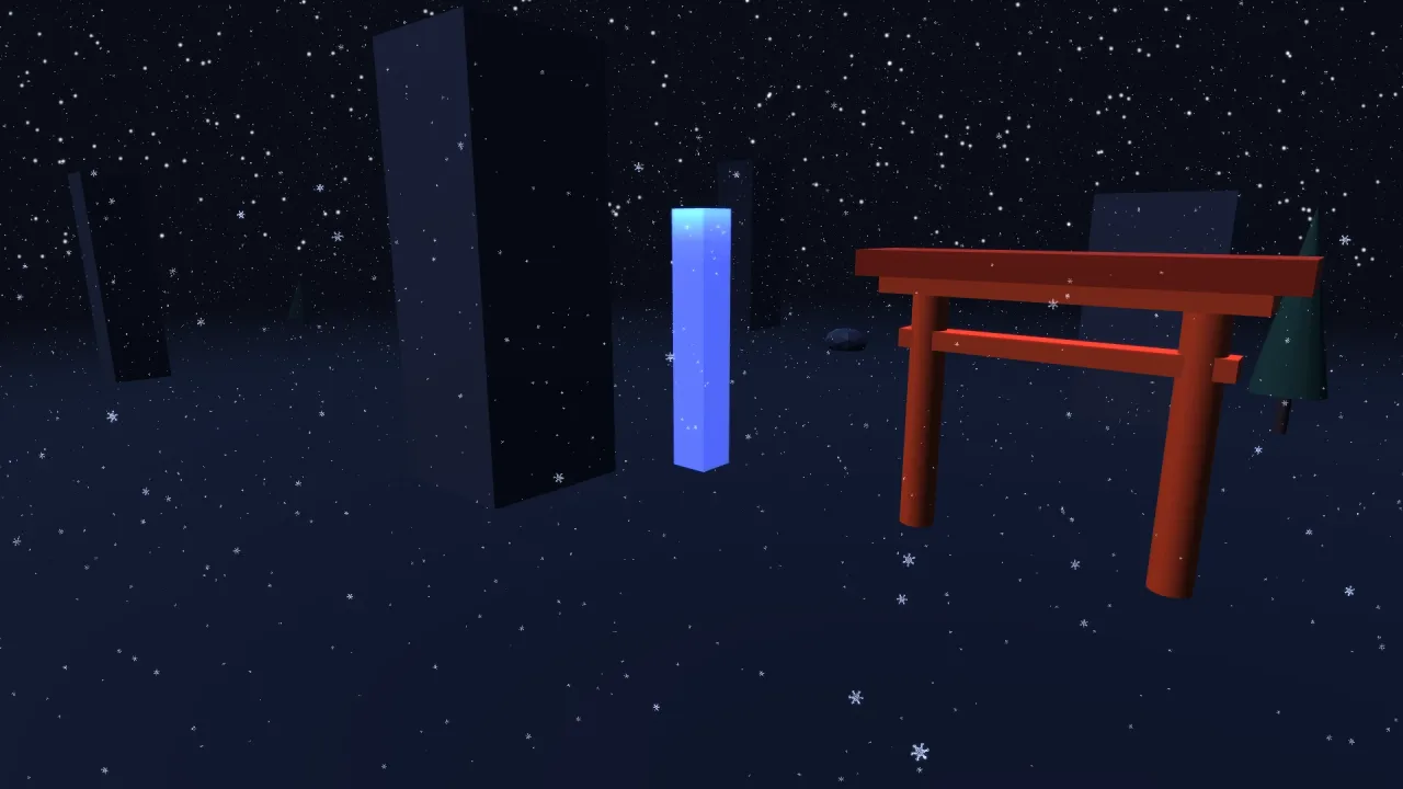 GPU Particle Fields: a screenshot of its demo