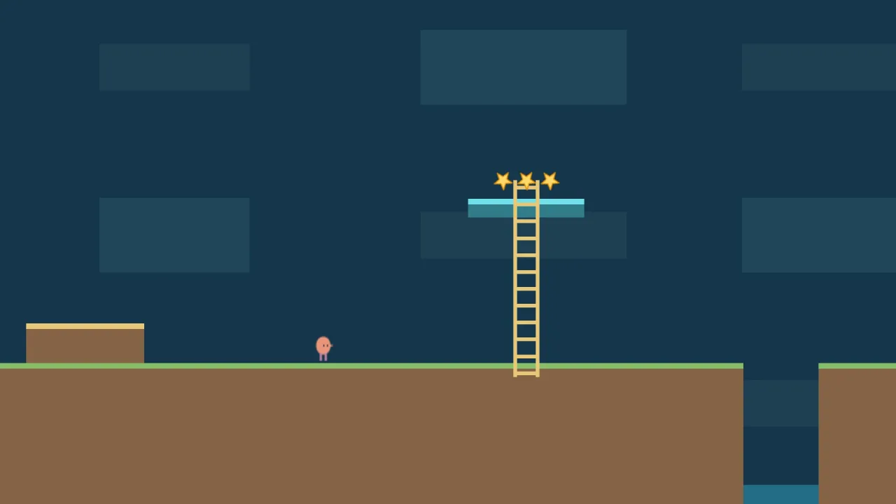 Platformer 2D: a screenshot of its demo