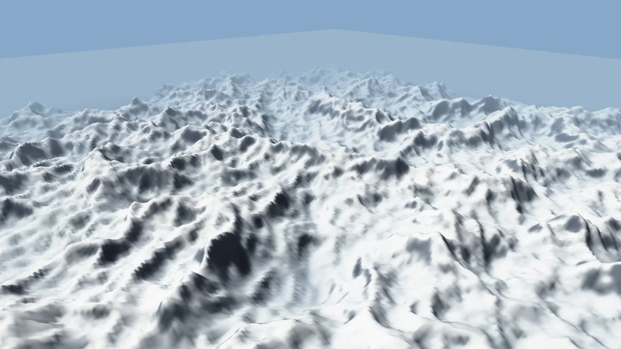 Noise and procgen: a screenshot of its demo