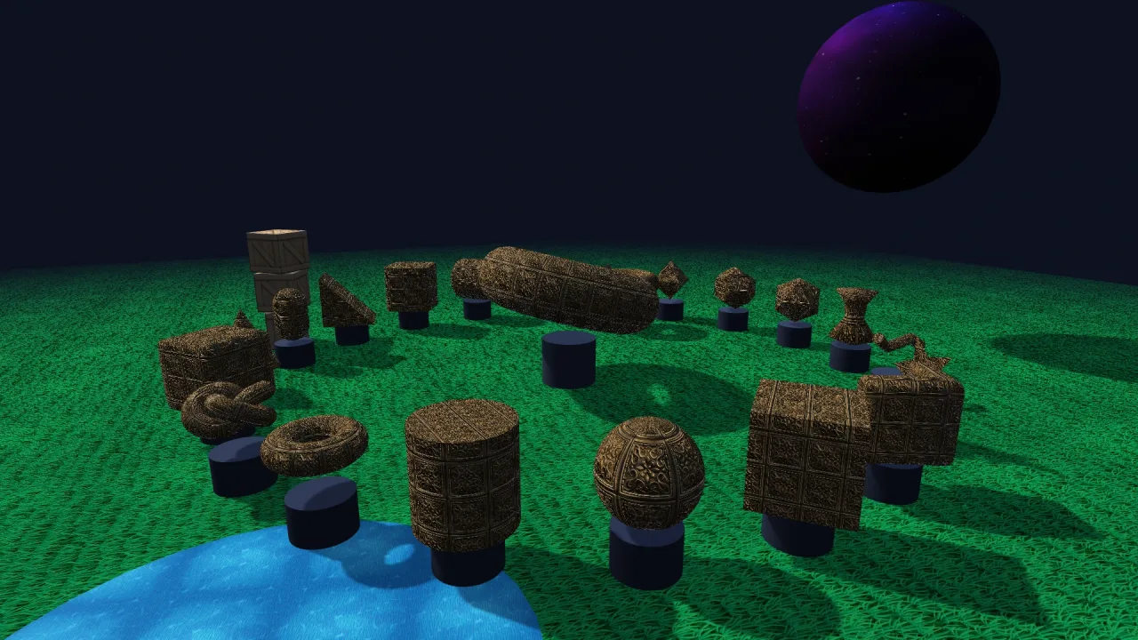 3D Mesh Renderer: a screenshot of its demo