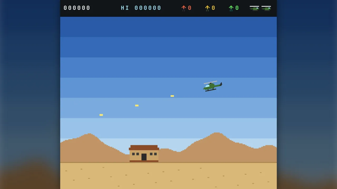 Rescue raids: a screenshot of its demo