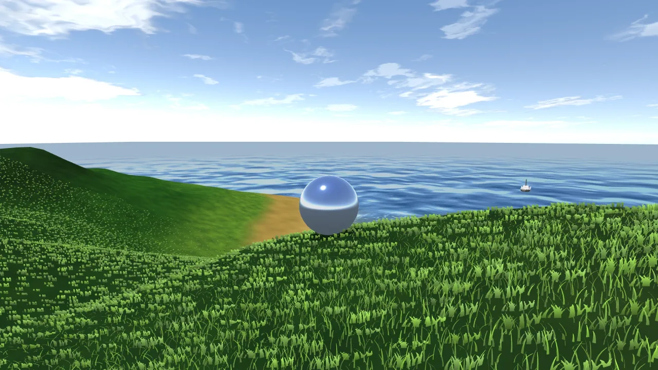 Terrain Rider: a screenshot of its demo