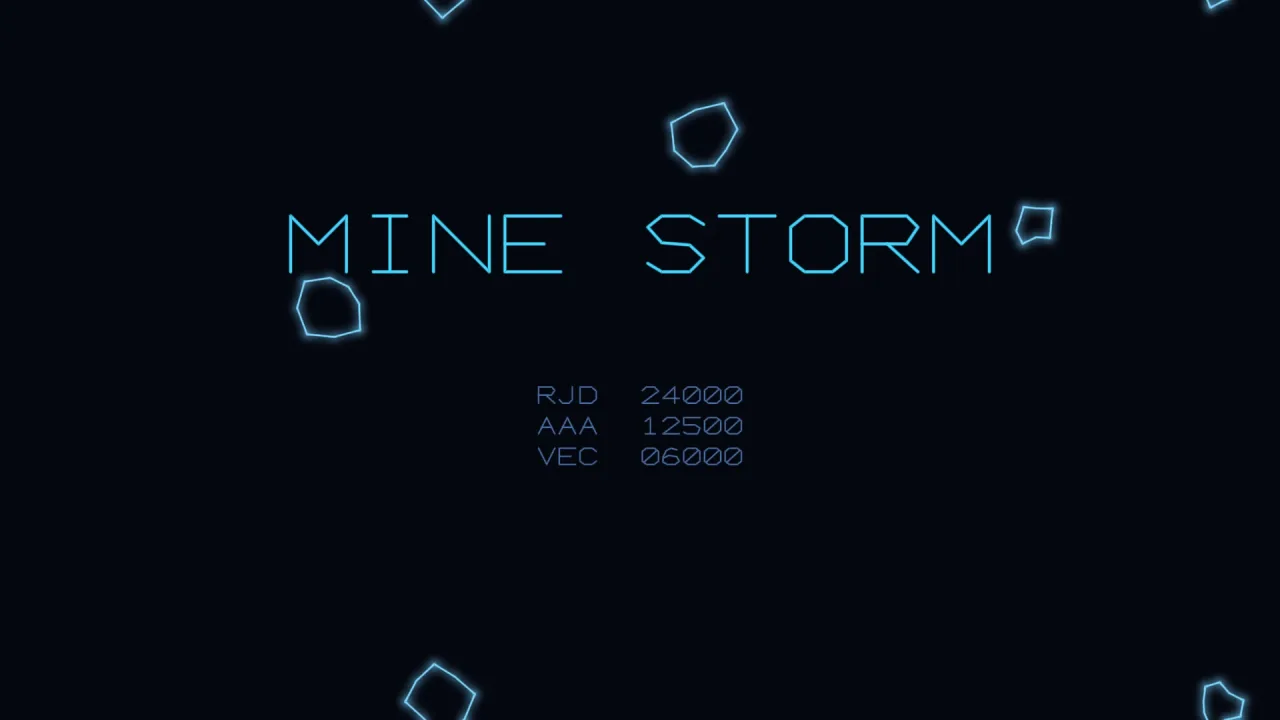 Scores, lives and high scores: a screenshot of its demo