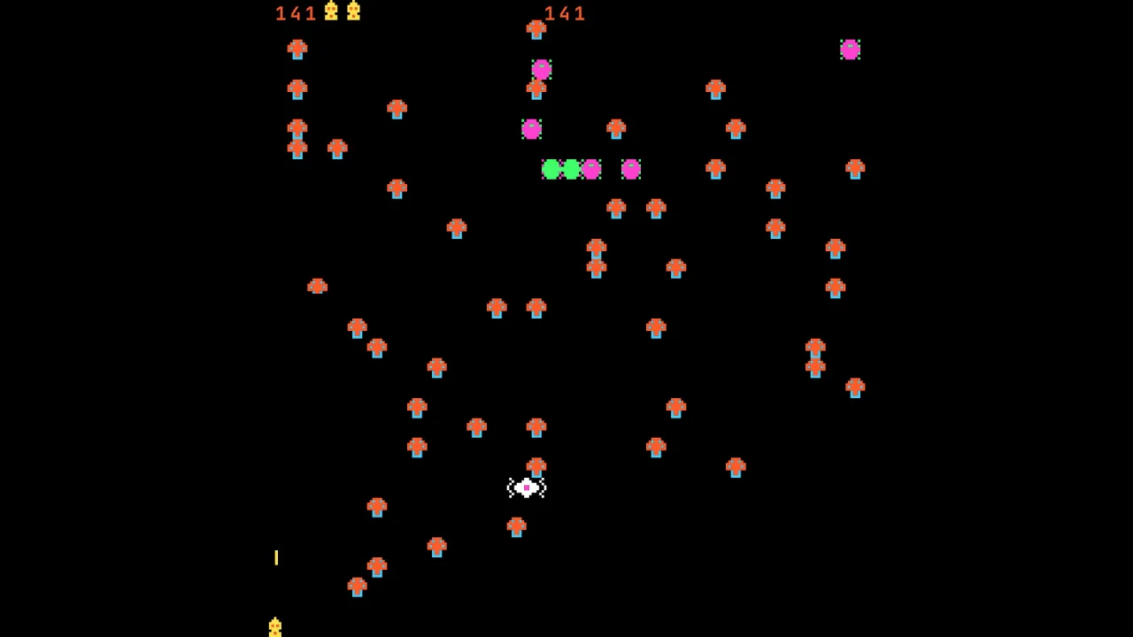 Segmented shooter: a screenshot of its demo