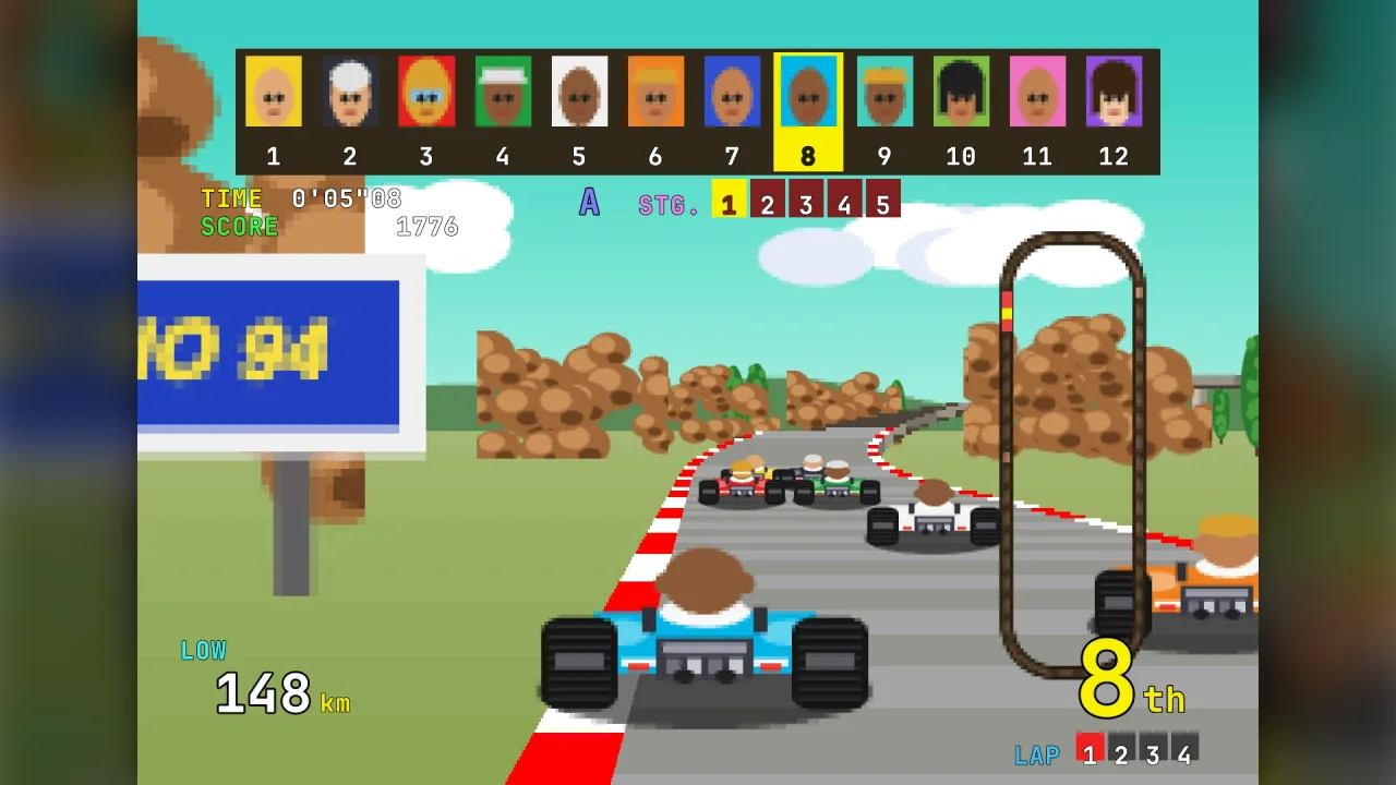 Sky circuit: a screenshot of its demo