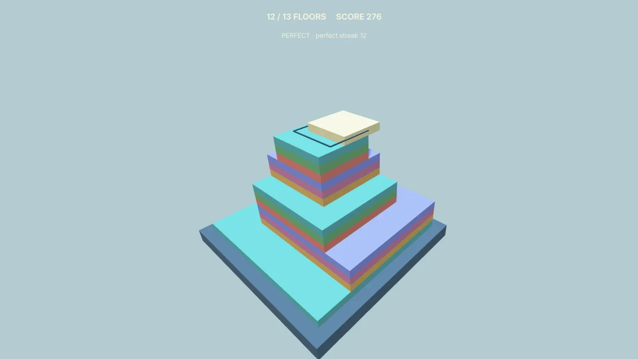 Stack timing: a screenshot of its demo