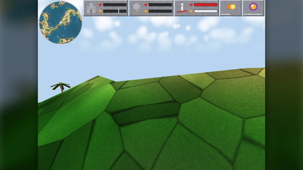 Torus land: a screenshot of its demo