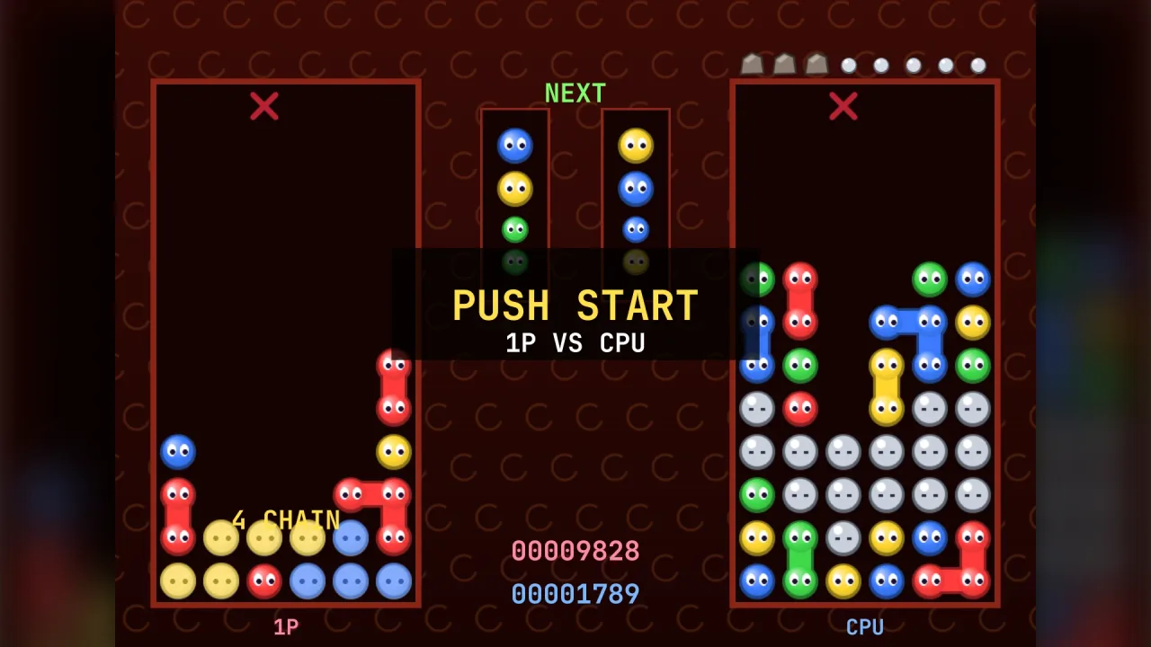 Versus garbage: a screenshot of its demo