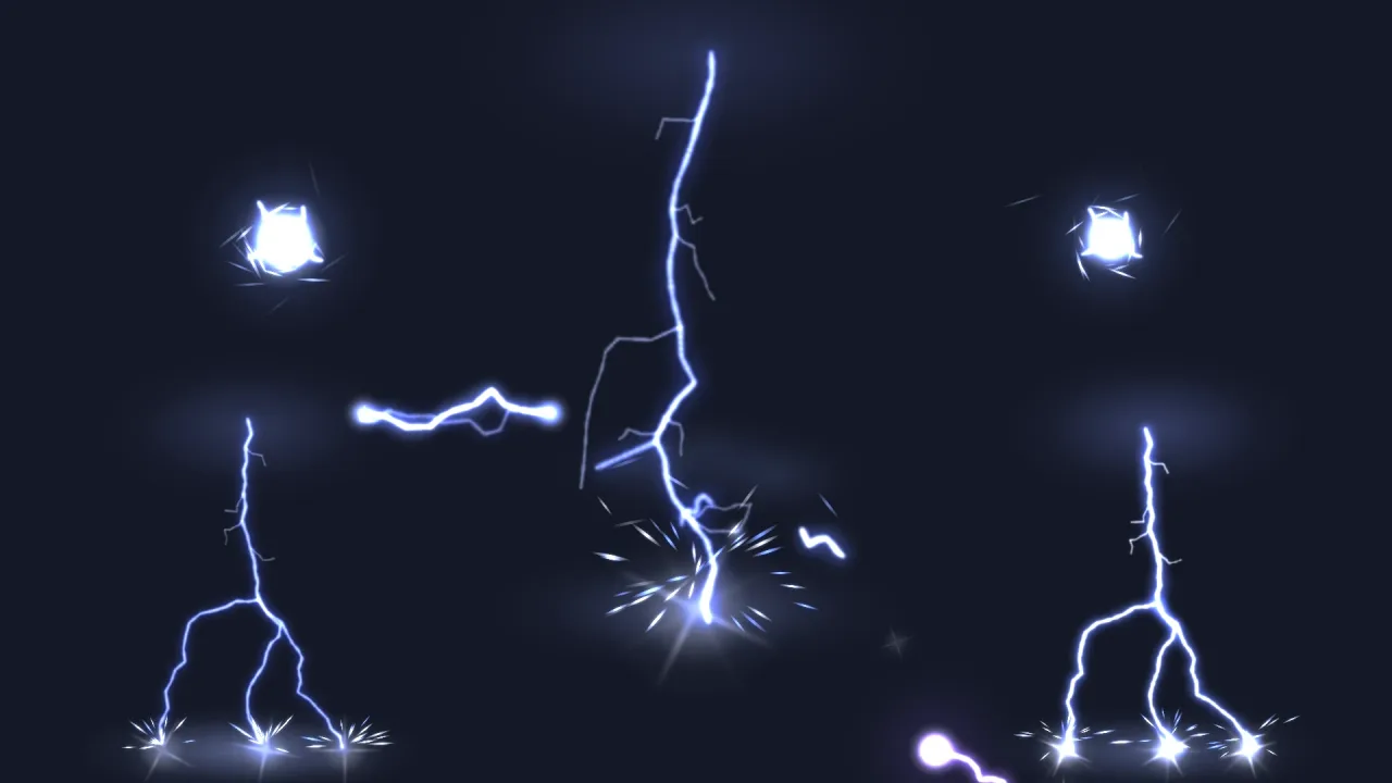 Lightning Effects: a screenshot of its demo