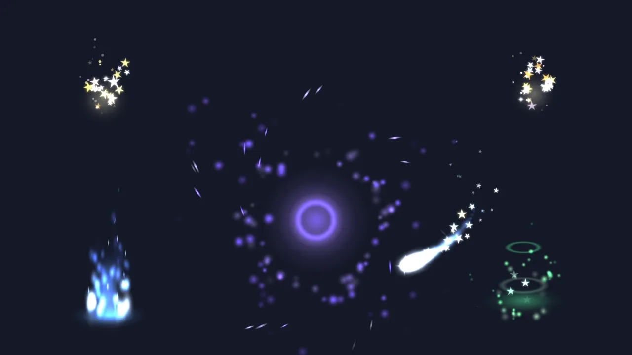 Magic Effects: a screenshot of its demo