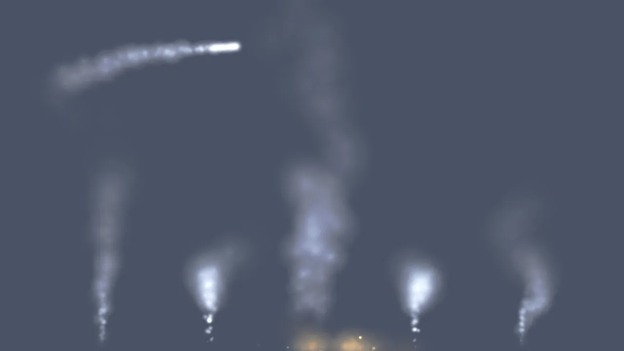 Smoke and dust: a screenshot of its demo
