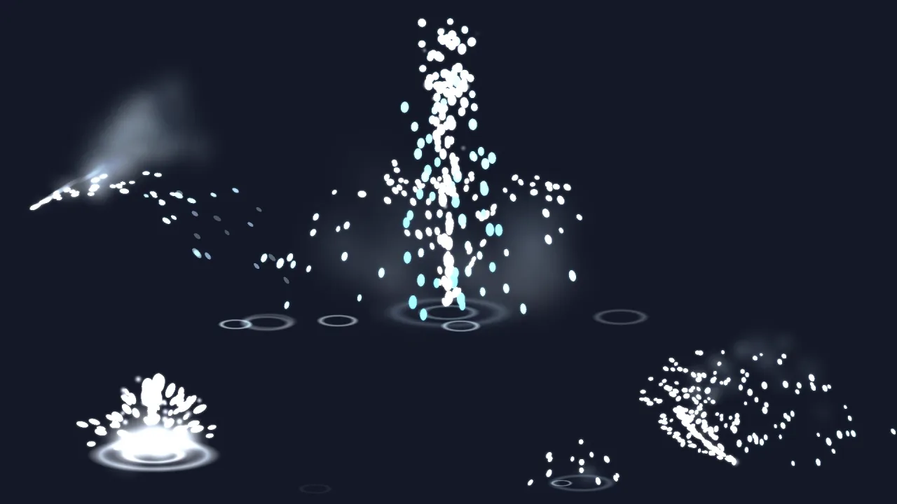 Water Effects: a screenshot of its demo