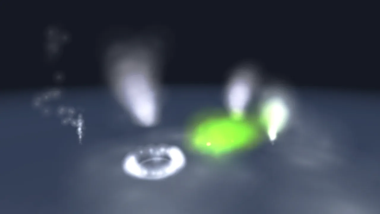 3D Smoke Effects: a screenshot of its demo