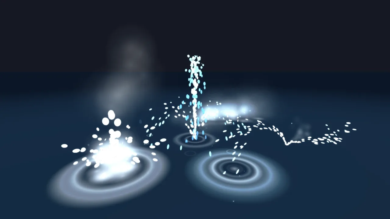 3D Water Effects: a screenshot of its demo