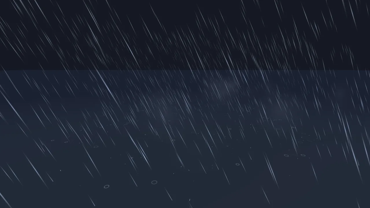 3D Weather Effects: a screenshot of its demo
