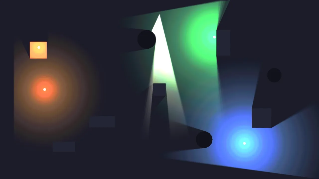 Visibility and line of sight: a screenshot of its demo