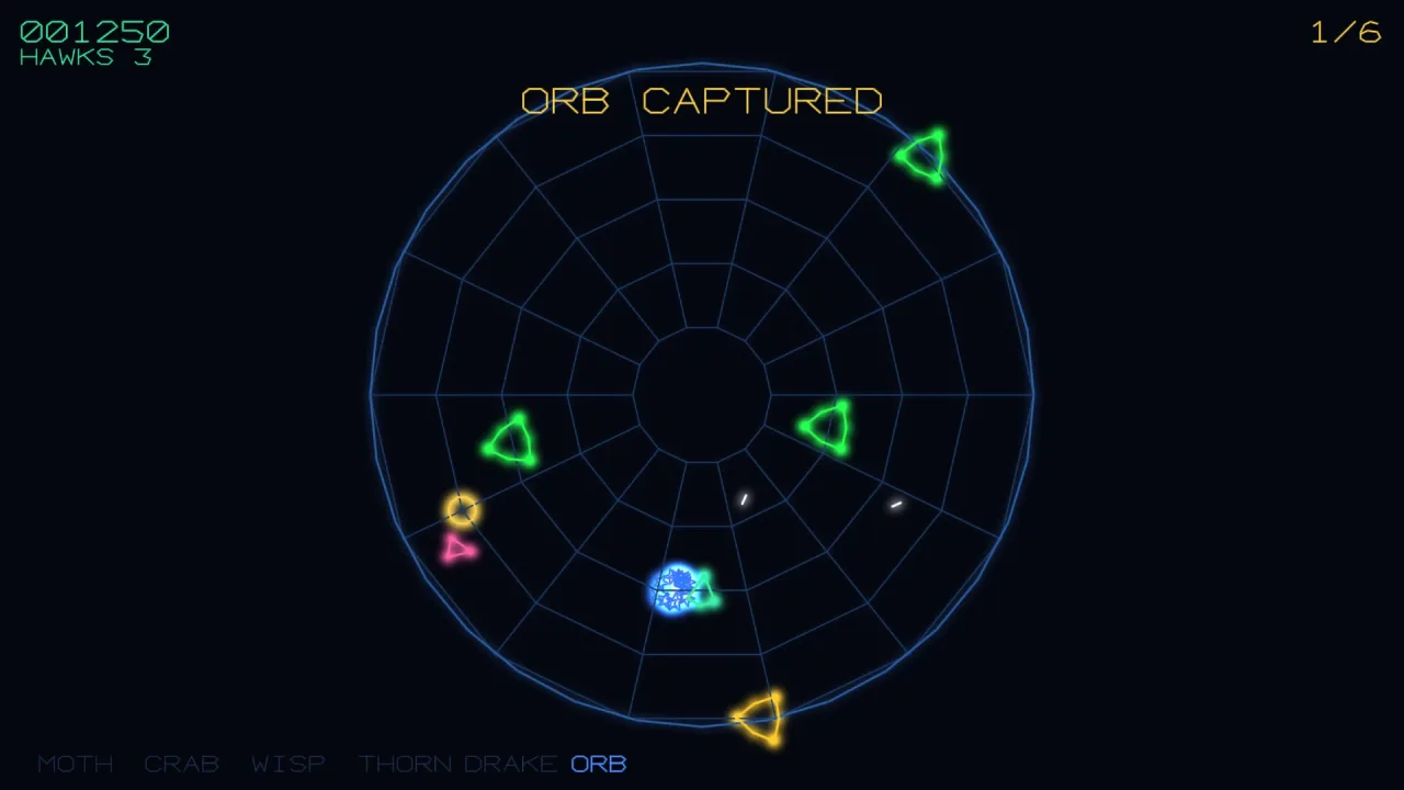 Waves, difficulty and goals: a screenshot of its demo