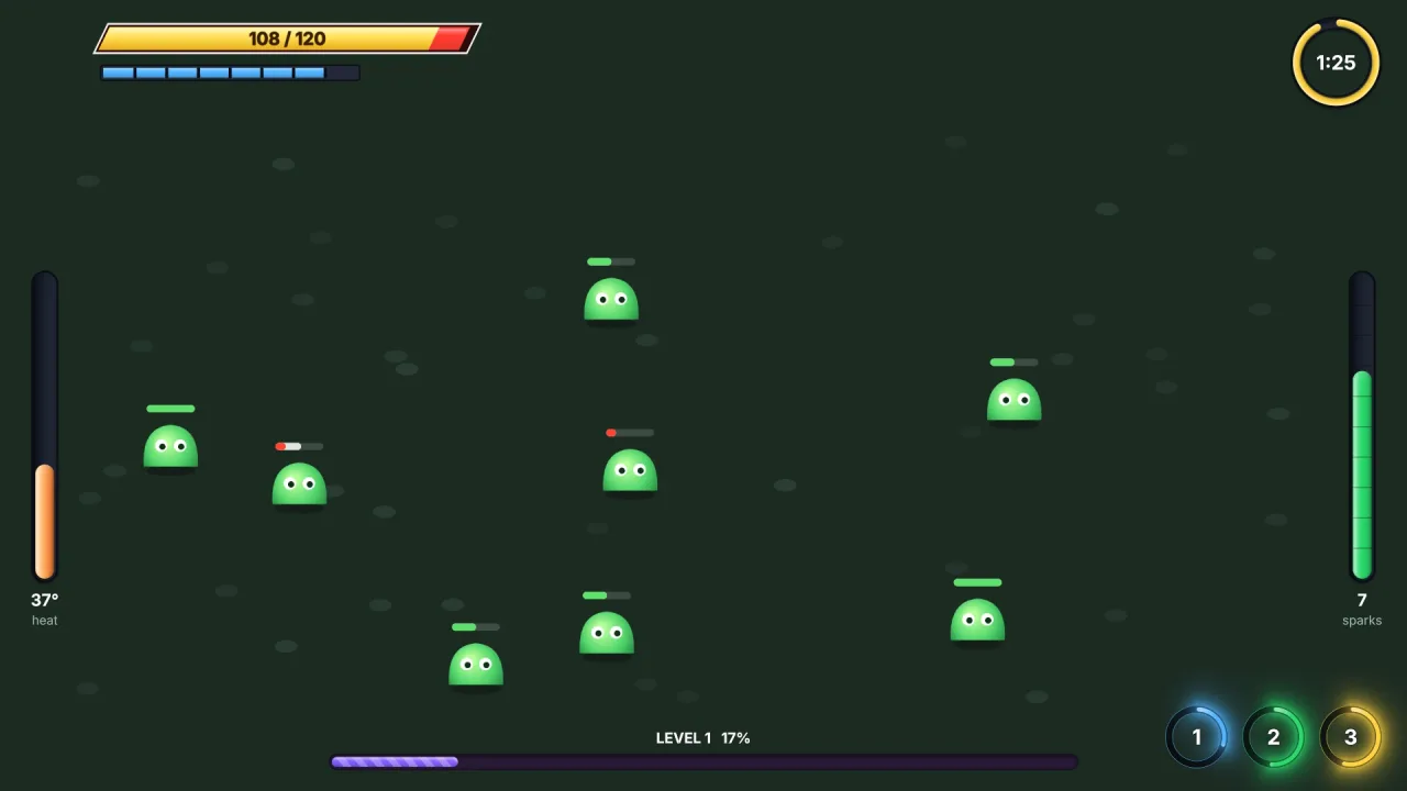 Screen-space layer: a screenshot of its demo